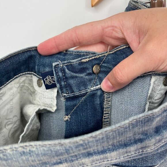 Rock & Republic Women Berlin Skinny Jeans Size 8 Light Stone Wash Casual Stretch - Picture 3 of 7